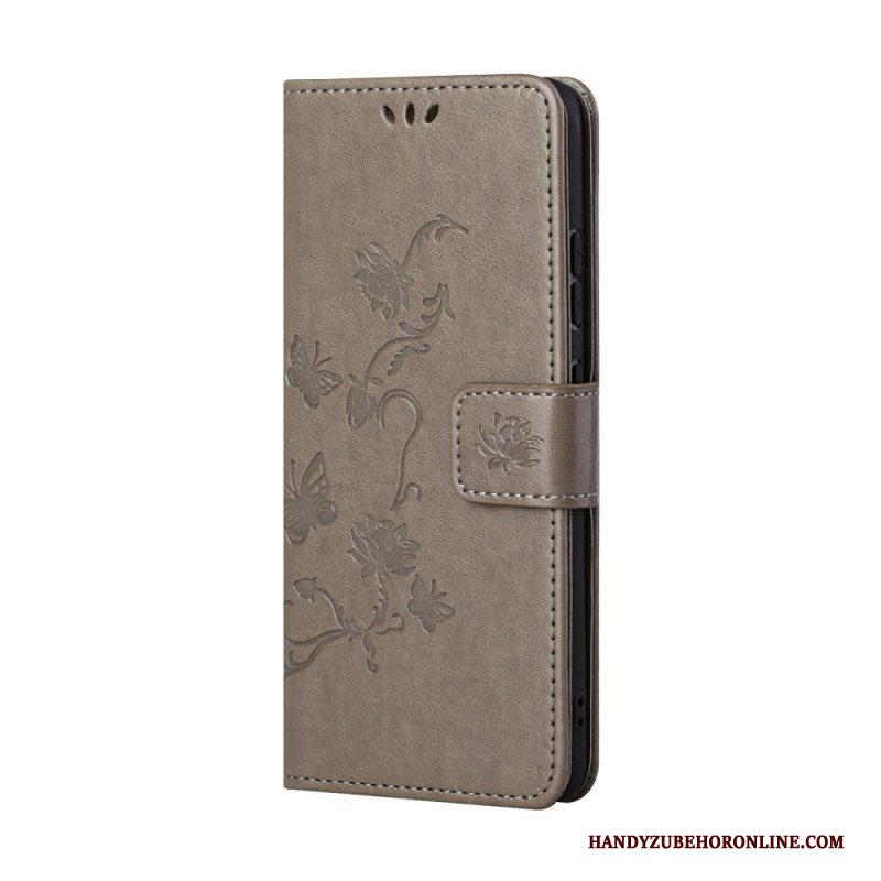 Leren Hoesje voor Samsung Galaxy A13 5G / A04s Met Ketting Imitatie Lakleer