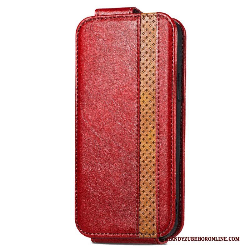 Leren Hoesje voor Samsung Galaxy A14 / A14 5G Verticale Caseneo