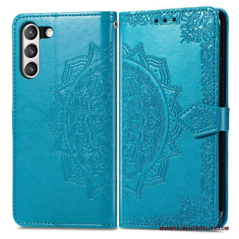 Leren Hoesje voor Samsung Galaxy S21 FE Mandala Middeleeuwen