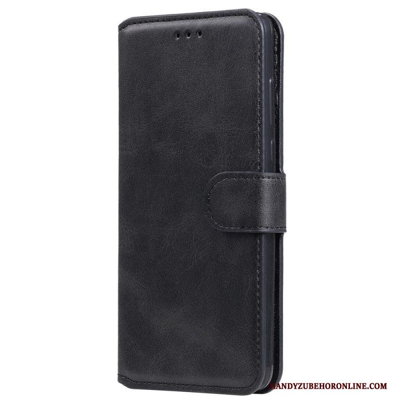 Leren Hoesje voor Samsung Galaxy S22 5G Klassiek