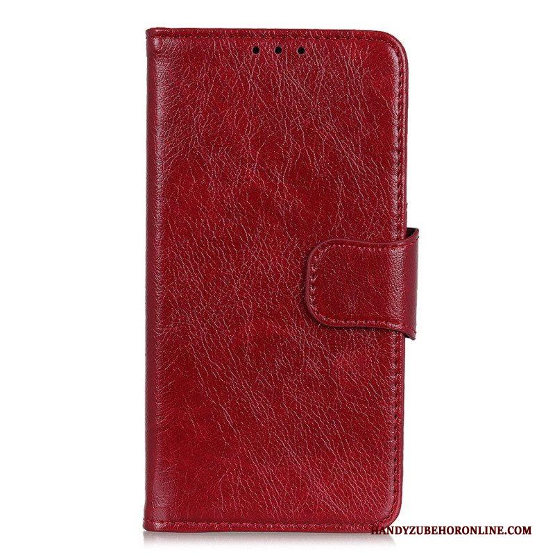 Leren Hoesje voor Samsung Galaxy S23 5G Splitnappaleer