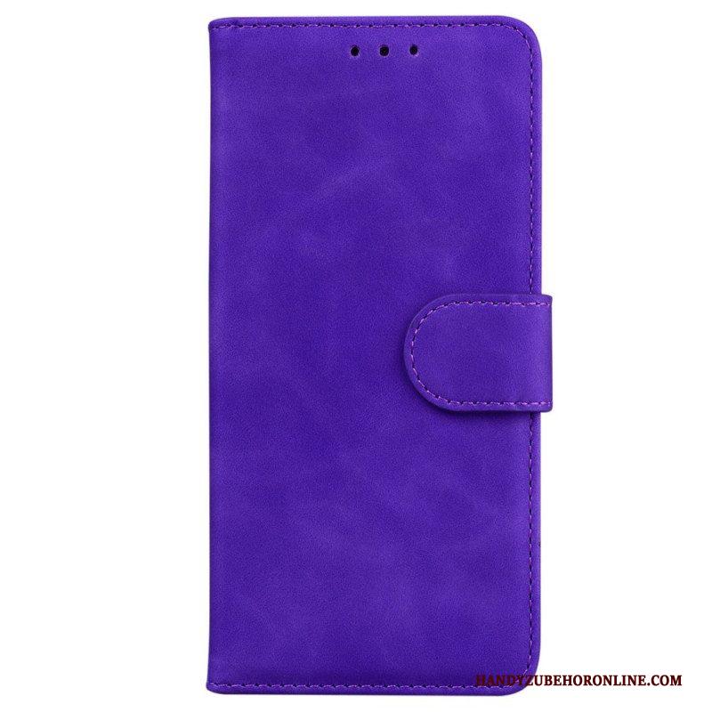 Leren Hoesje voor Sony Xperia 1 IV Effen Kleur