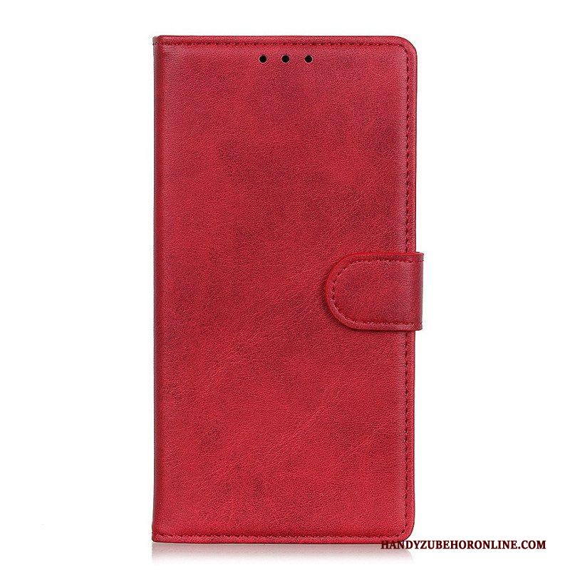 Leren Hoesje voor Sony Xperia 10 IV Mat Kunstleer
