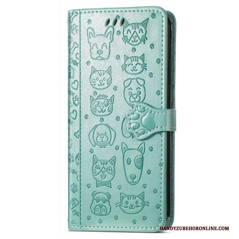 Leren Hoesje voor Xiaomi 12 / 12X Geanimeerde Dieren
