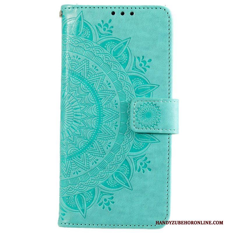 Leren Hoesje voor Xiaomi 12 / 12X Zon Mandala