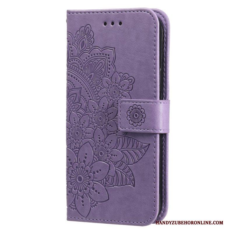 Leren Hoesje voor Xiaomi 13 Met Ketting Strakke Mandala