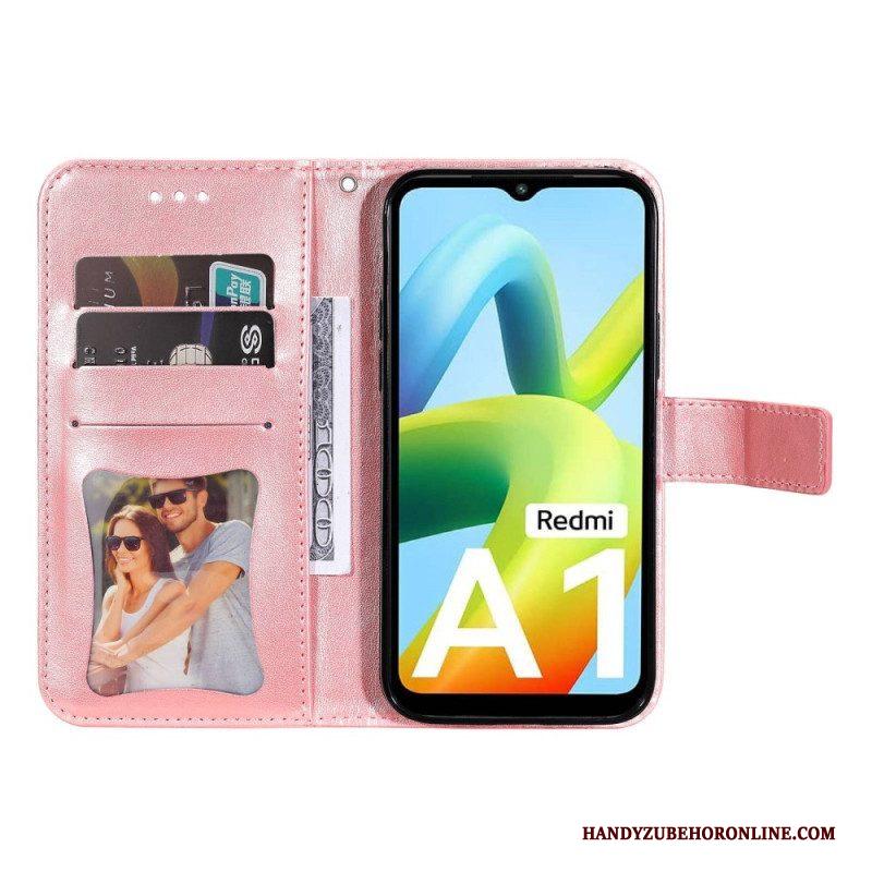 Leren Hoesje voor Xiaomi Redmi A1 Bloemmandala