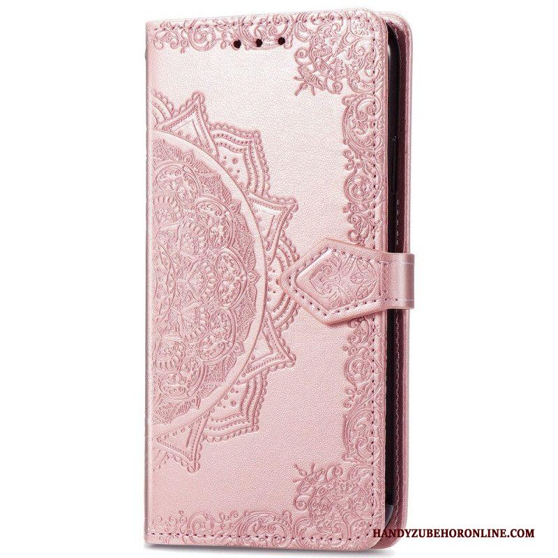 Leren Hoesje voor Xiaomi Redmi Note 11 / 11S Mandala Middeleeuwen