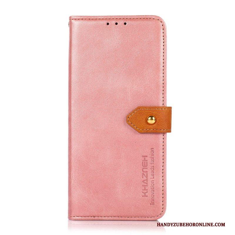 Leren Hoesje voor Xiaomi Redmi Note 11 / 11S Met Khazneh-riem