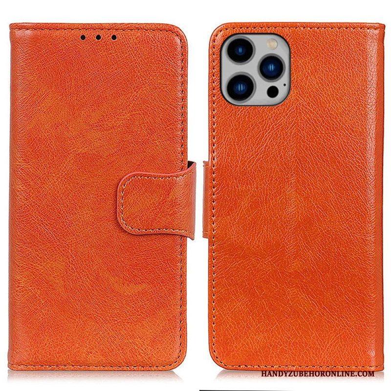 Leren Hoesje voor iPhone 14 Plus Splitnappaleer