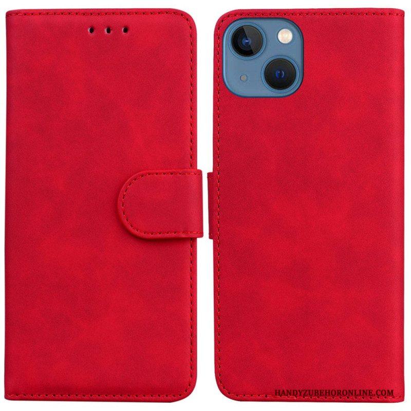 Leren Hoesje voor iPhone 14 Plus Stijl Lederen Couture