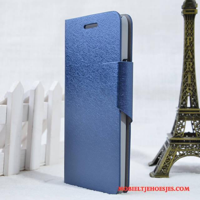 Lg G2 Bescherming Mobiele Telefoon Blauw Hoes Leren Etui Hoesje Telefoon