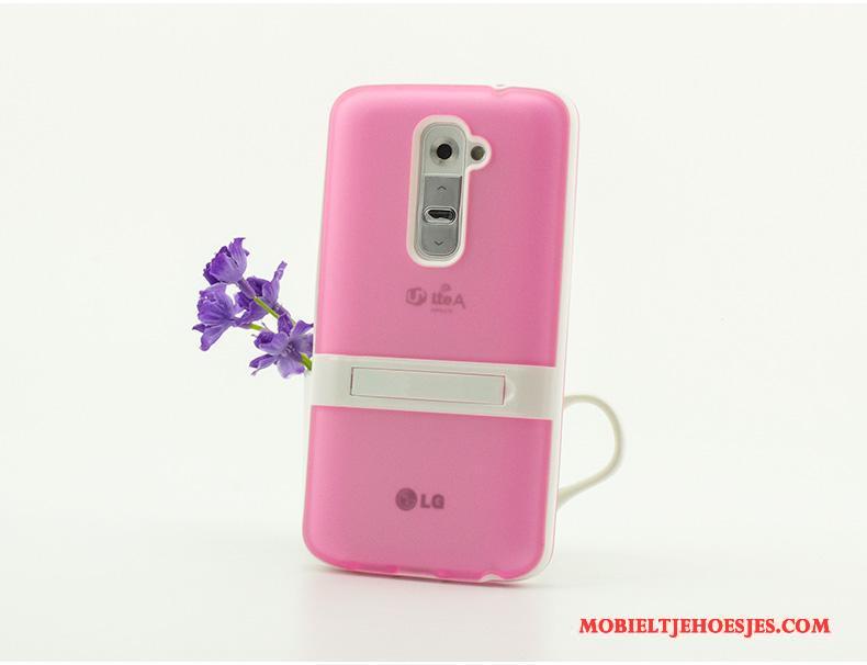 Lg G2 Mobiele Telefoon Bescherming Blauw Schrobben Zacht Lichte En Dun Hoesje Telefoon