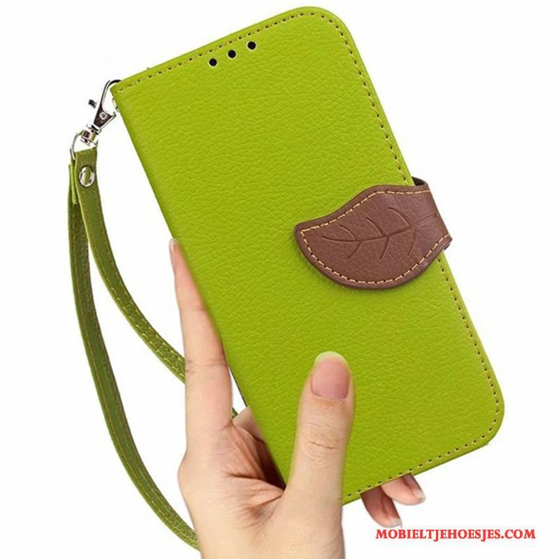 Lg G2 Portemonnee Hoesje Leren Etui Folio Mobiele Telefoon Rood Bescherming