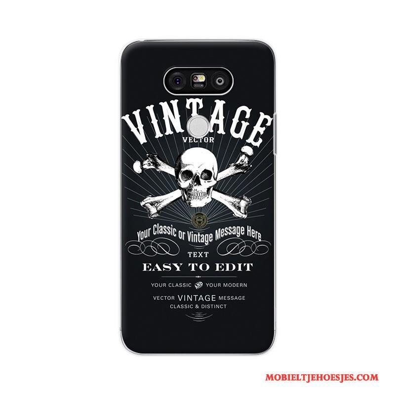 Lg G5 Hoesje Langs Mini Vers Hard Blauw Bescherming