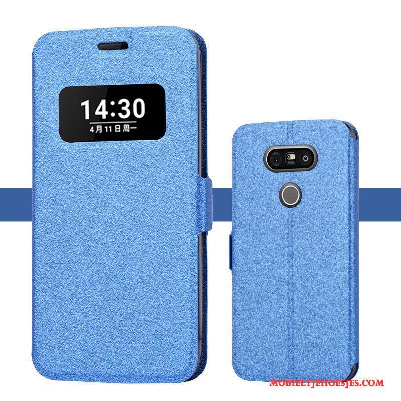 Lg G5 Hoesje Telefoon Bescherming Siliconen Zacht Anti-fall Blauw Mobiele Telefoon