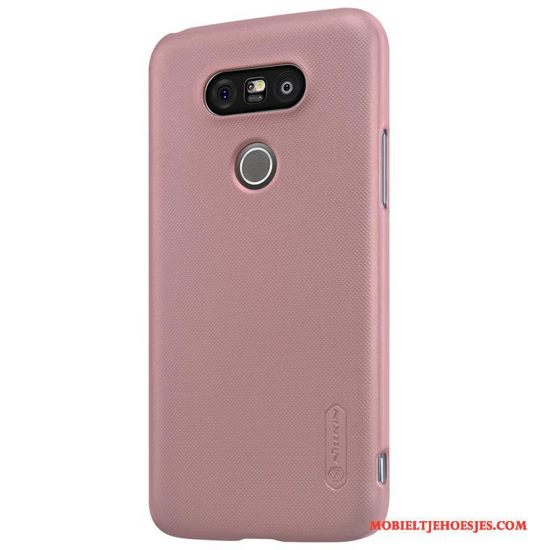 Lg G5 Mobiele Telefoon Hoesje Telefoon Schrobben Bescherming Rose Goud