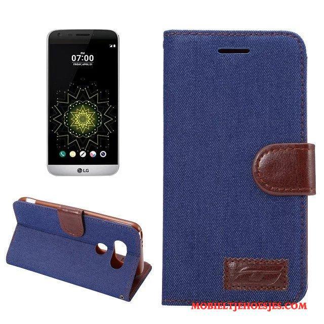 Lg G5 Patroon Siliconen Zacht Blauw Hoesje Telefoon Mobiele Telefoon Doek