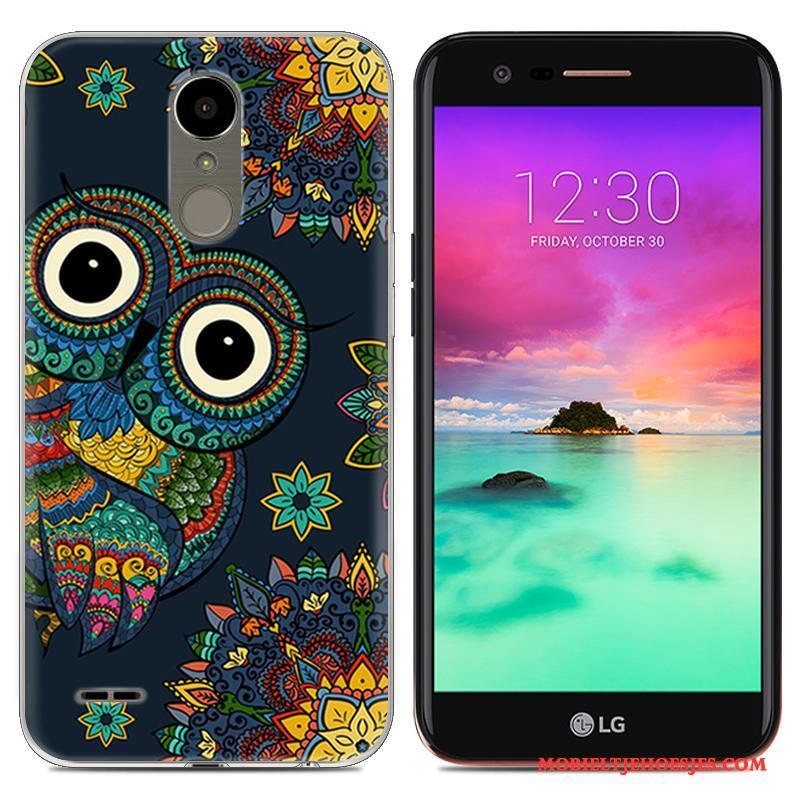 Lg K10 2017 Blauw Zacht Hoesje Siliconen Telefoon Trend Scheppend