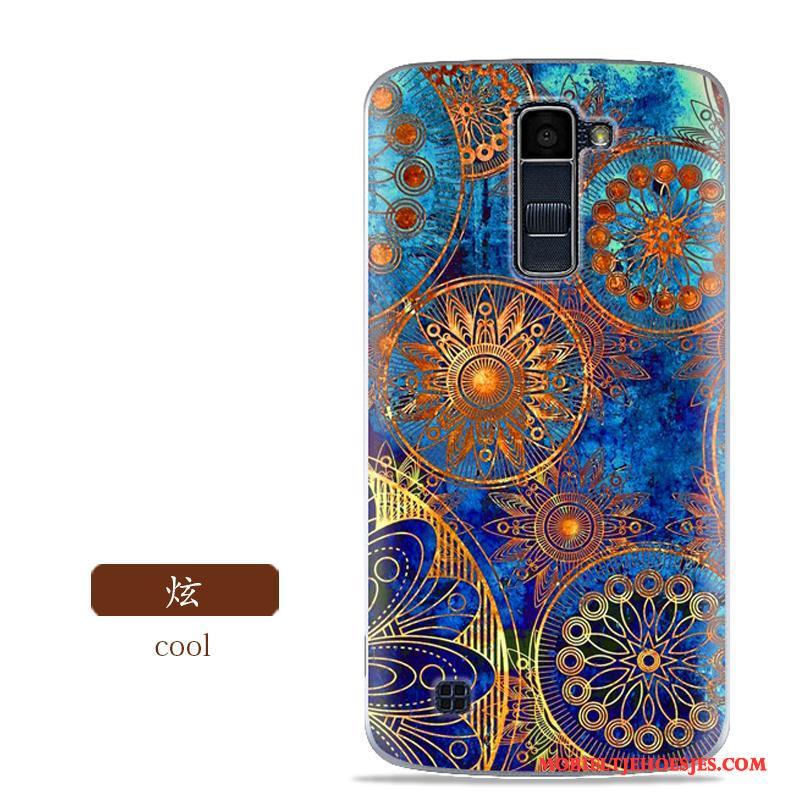 Lg K10 Hoesje Telefoon Bescherming Mobiele Telefoon Kleur Zacht Siliconen Scheppend