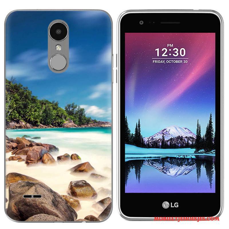 Lg K4 2017 Siliconenhoesje Landschap Mobiele Telefoon Europa Groen Hoesje Telefoon Scheppend