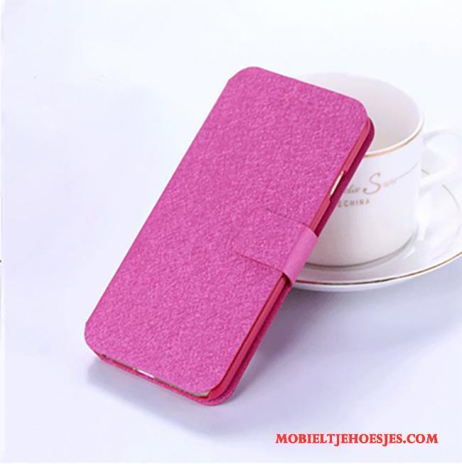 Lg K4 Hoesje Folio Scheppend Mobiele Telefoon Ondersteuning Roze Persoonlijk Leren Etui