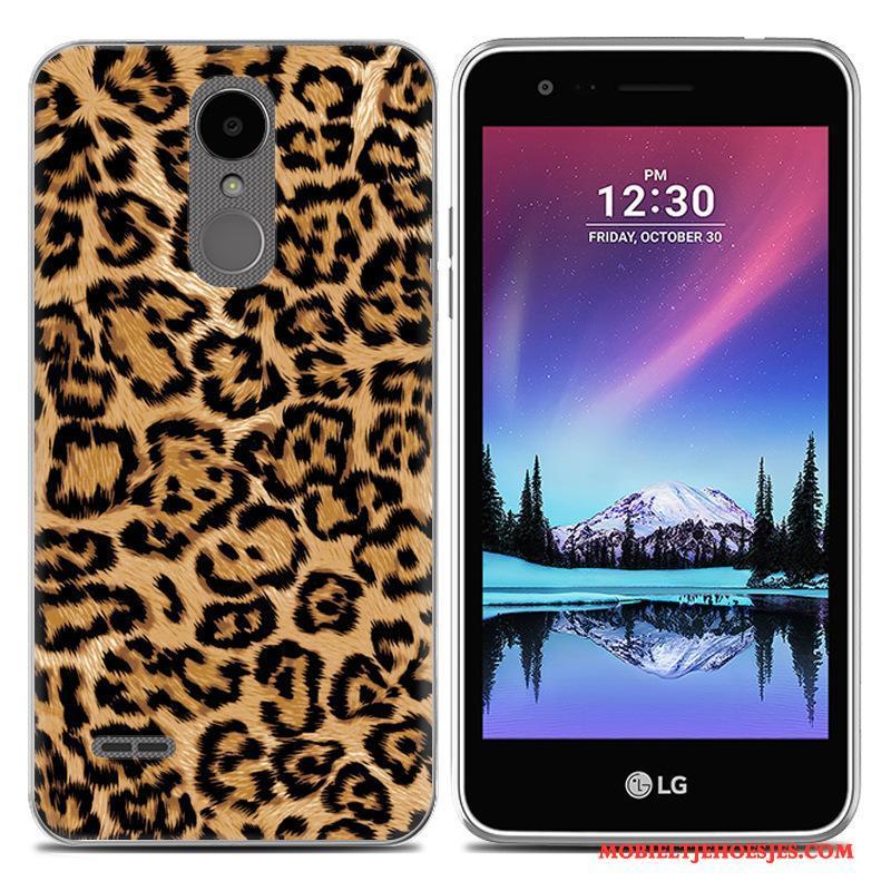 Lg K8 2017 All Inclusive Hoesje Telefoon Scheppend Zacht Spotprent Wit Trend