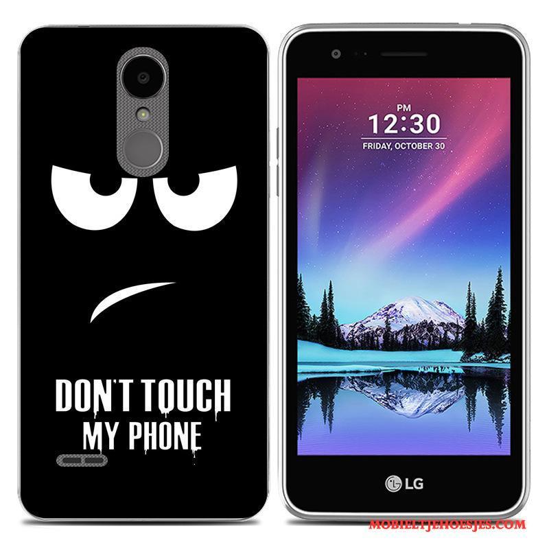 Lg K8 2017 All Inclusive Hoesje Telefoon Scheppend Zacht Spotprent Wit Trend