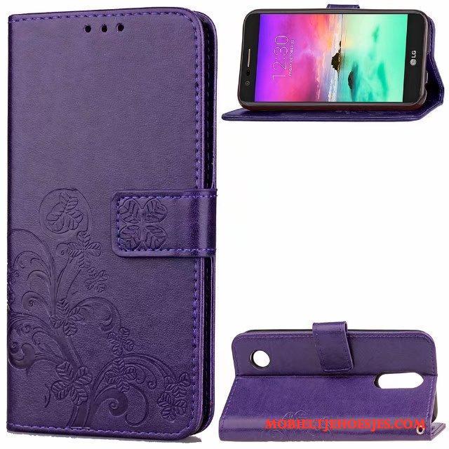 Lg K8 2017 Hoesje Telefoon Trend Mobiele Telefoon Anti-fall Folio Hanger Bescherming