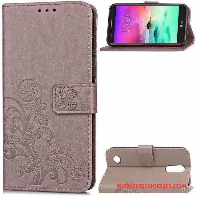 Lg K8 2017 Hoesje Telefoon Trend Mobiele Telefoon Anti-fall Folio Hanger Bescherming