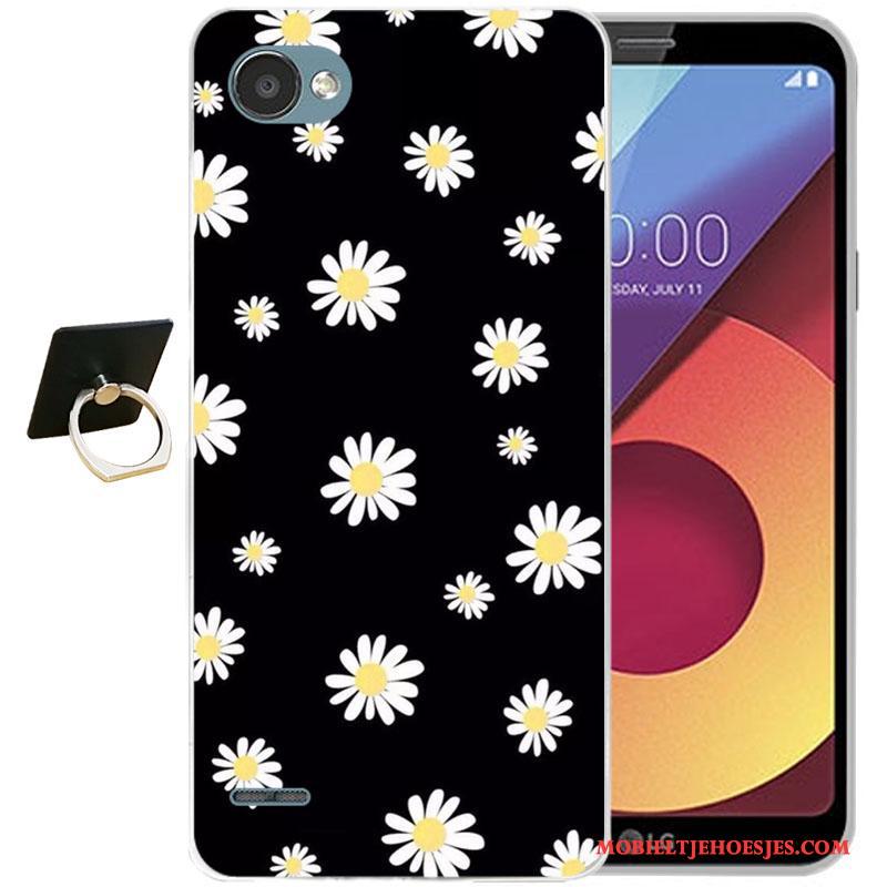 Lg Q6 Hoes Hoesje Siliconen Kleur Anti-fall Telefoon Zacht