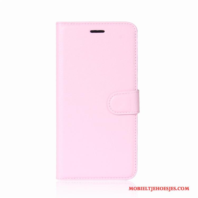 Lg Q6 Hoes Mobiele Telefoon Folio Rood Hoesje Portemonnee Anti-fall