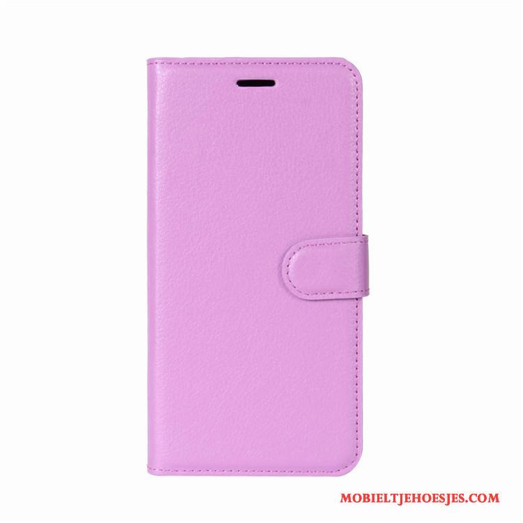 Lg Q6 Hoes Mobiele Telefoon Folio Rood Hoesje Portemonnee Anti-fall