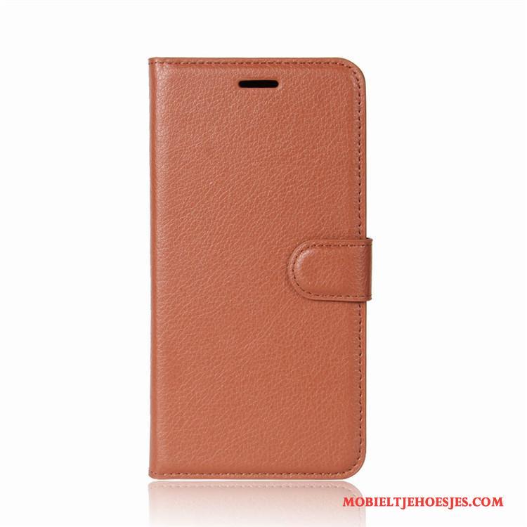 Lg Q6 Hoes Mobiele Telefoon Folio Rood Hoesje Portemonnee Anti-fall