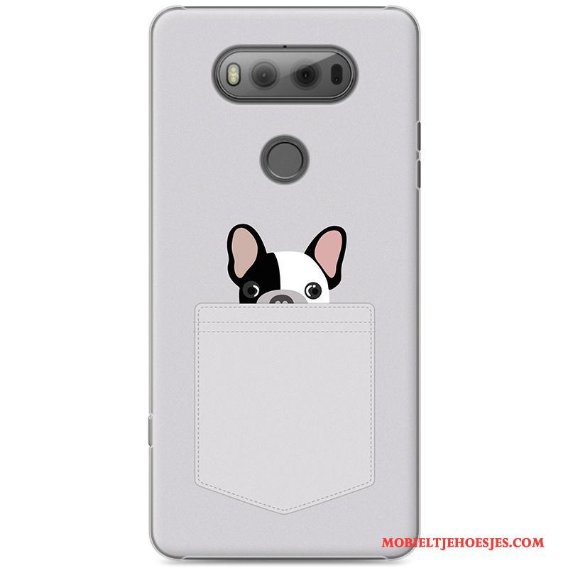 Lg V20 Anti-fall Hard Hoes Mobiele Telefoon Grijs Hoesje Dun