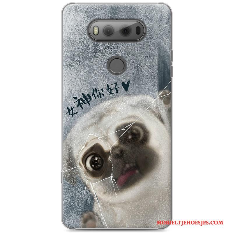 Lg V20 Anti-fall Hard Hoes Mobiele Telefoon Grijs Hoesje Dun