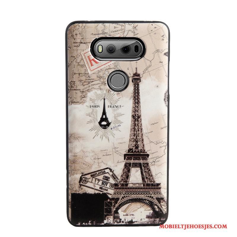 Lg V20 Hoesje Mobiele Telefoon Hoes Zacht Hanger Anti-fall All Inclusive Siliconen