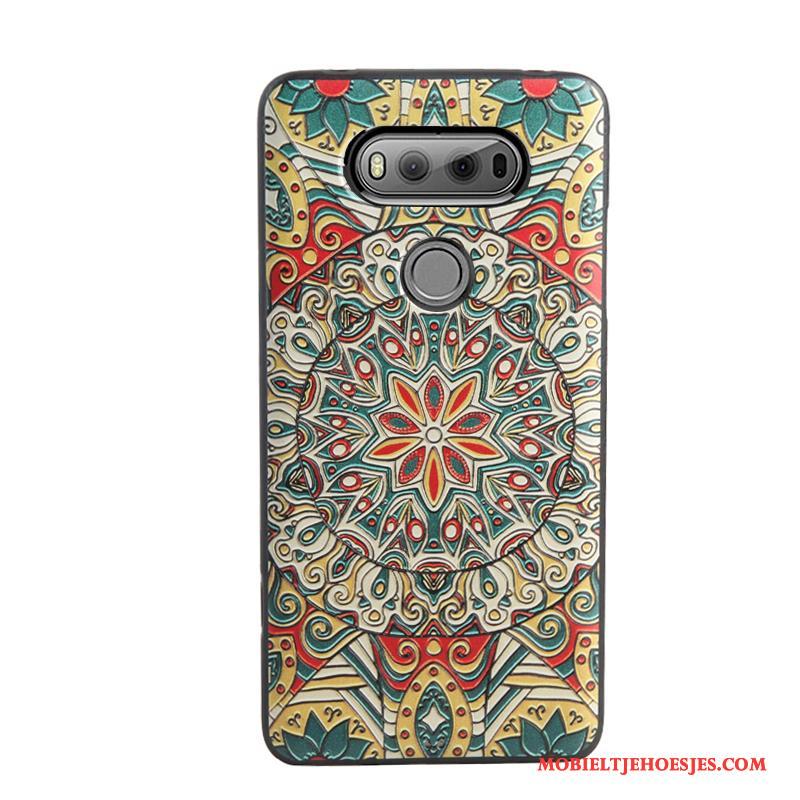 Lg V20 Hoesje Mobiele Telefoon Hoes Zacht Hanger Anti-fall All Inclusive Siliconen