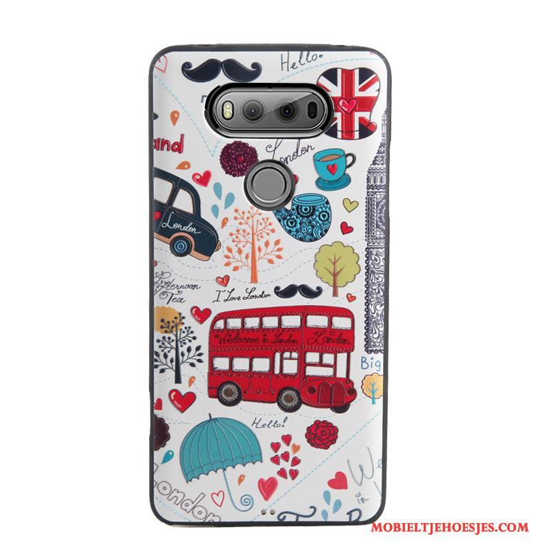 Lg V20 Hoesje Mobiele Telefoon Hoes Zacht Hanger Anti-fall All Inclusive Siliconen