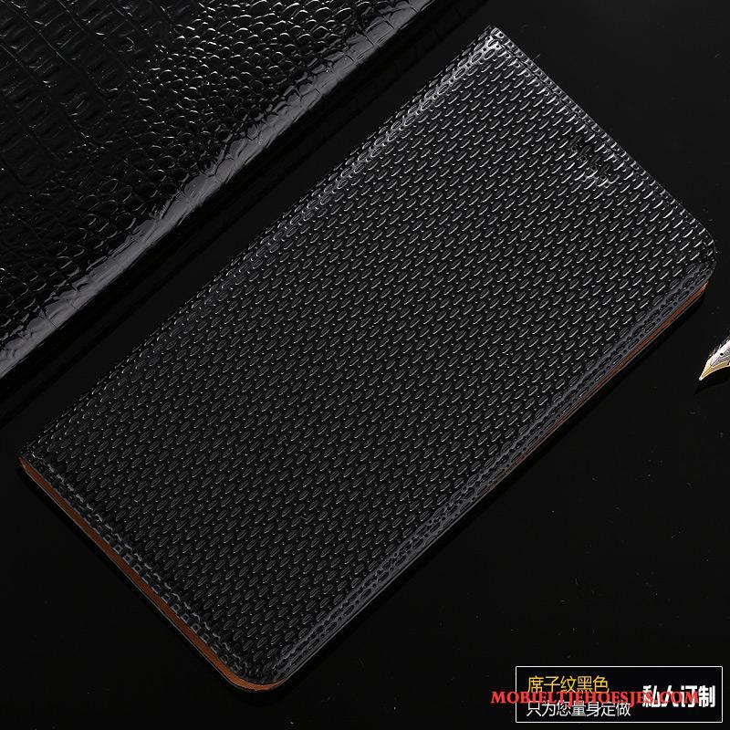 Lg V30 Folio Hoes Mobiele Telefoon Leren Etui Bescherming Echt Leer Hoesje Telefoon