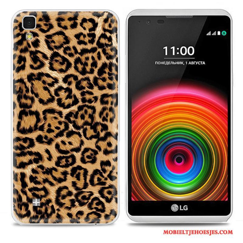 Lg X Power Hoesje Nieuw Anti-fall Zacht Blauw Geschilderd Spotprent Mobiele Telefoon