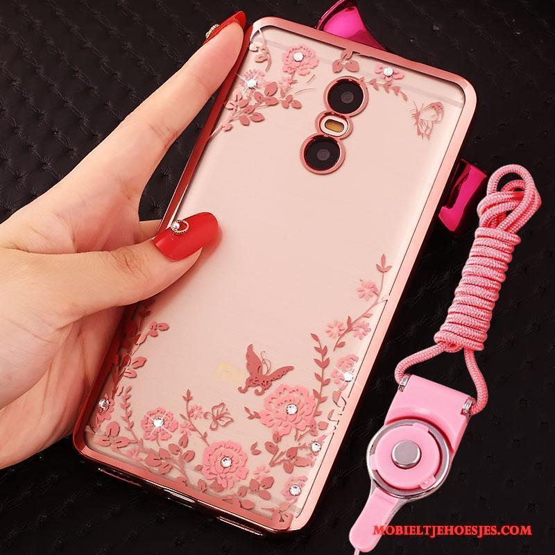 Mi 4 Bescherming Mini Goud Hoes Rood Hoesje Telefoon Roze