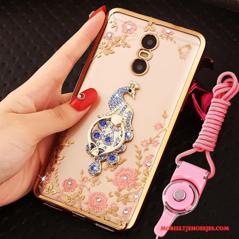 Mi 4 Bescherming Mini Goud Hoes Rood Hoesje Telefoon Roze