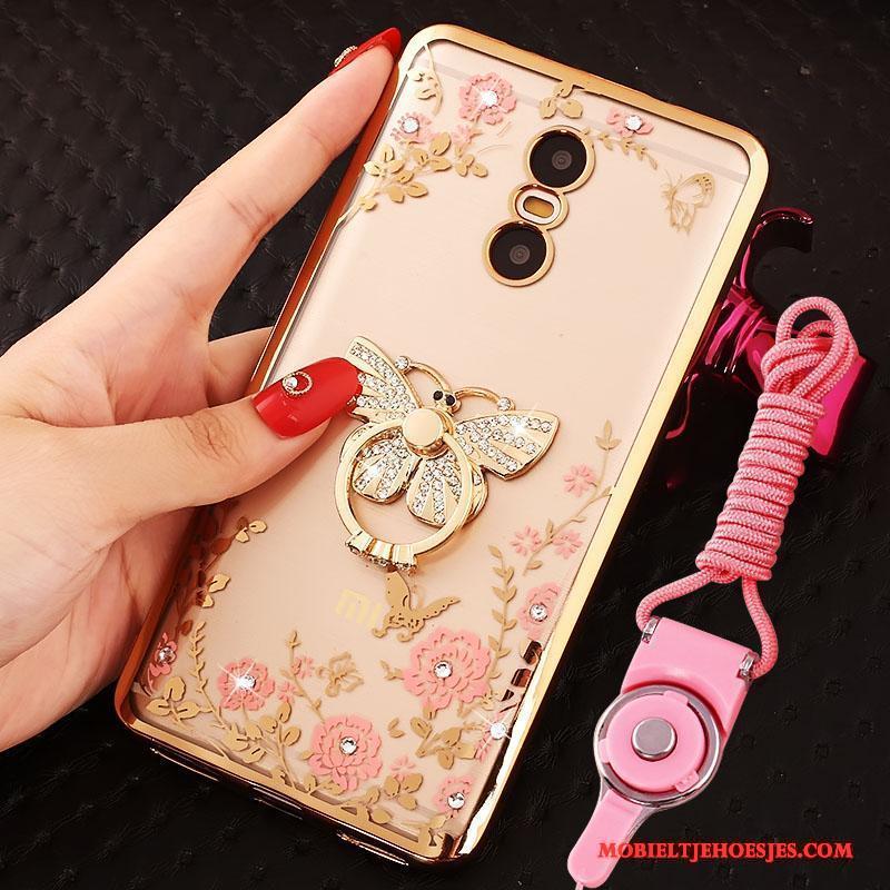 Mi 4 Bescherming Mini Goud Hoes Rood Hoesje Telefoon Roze