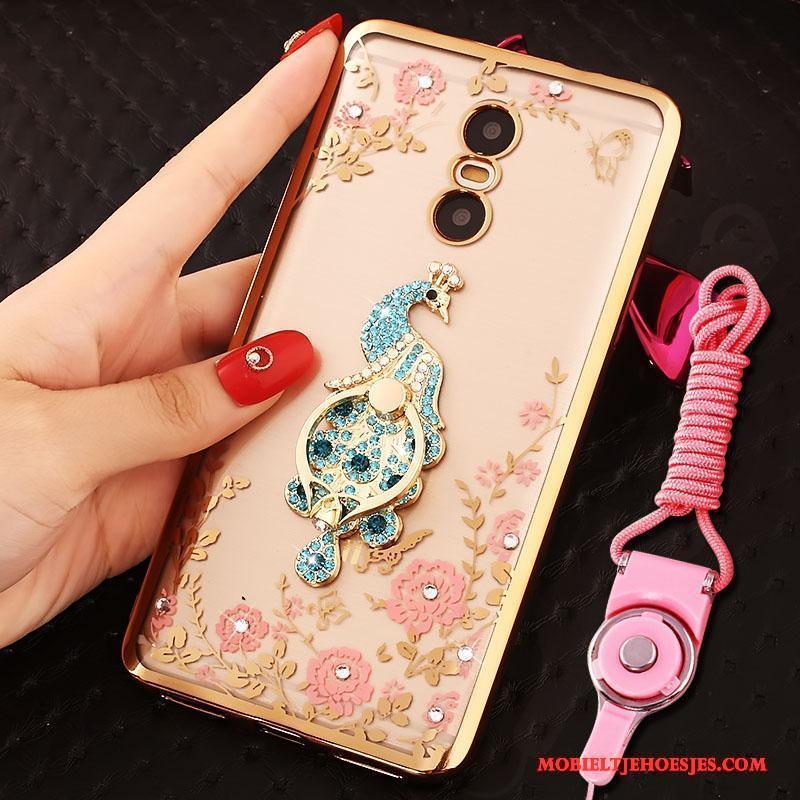 Mi 4 Bescherming Mini Goud Hoes Rood Hoesje Telefoon Roze