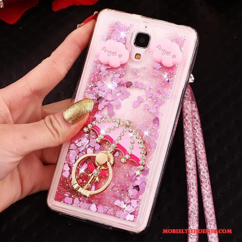 Mi 4 Drijfzand Bescherming Hanger Hoesje Anti-fall Telefoon Roze