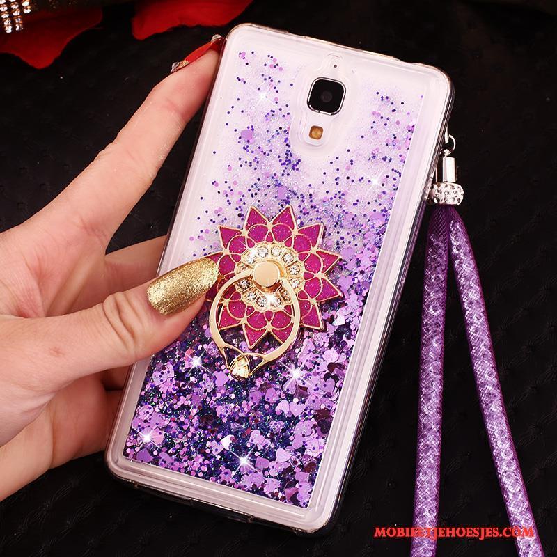 Mi 4 Drijfzand Bescherming Hanger Hoesje Anti-fall Telefoon Roze