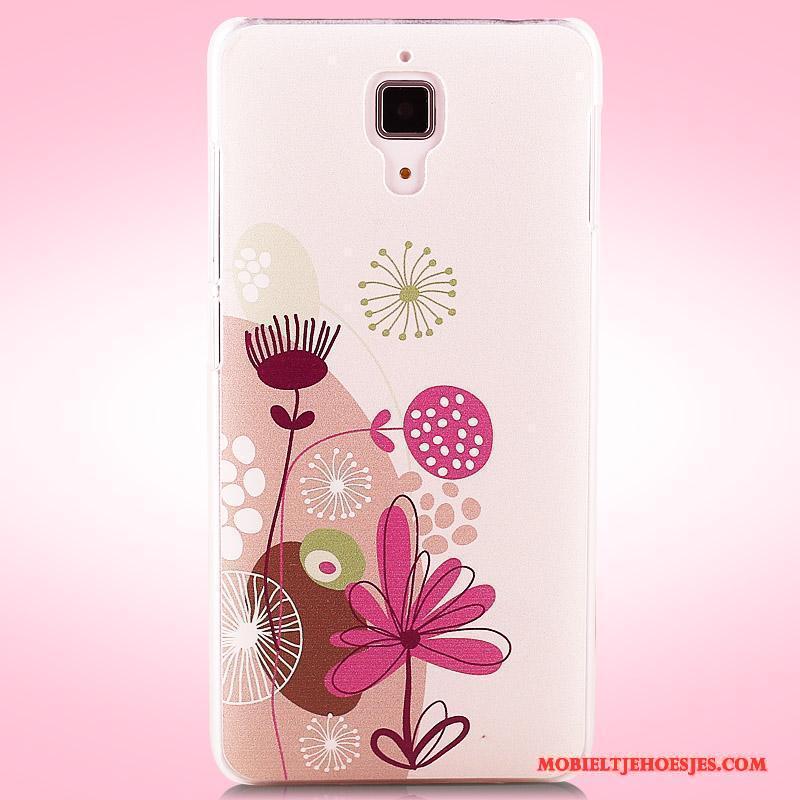 Mi 4 Hard Mini Hoes Hoesje Telefoon Mobiele Telefoon Purper