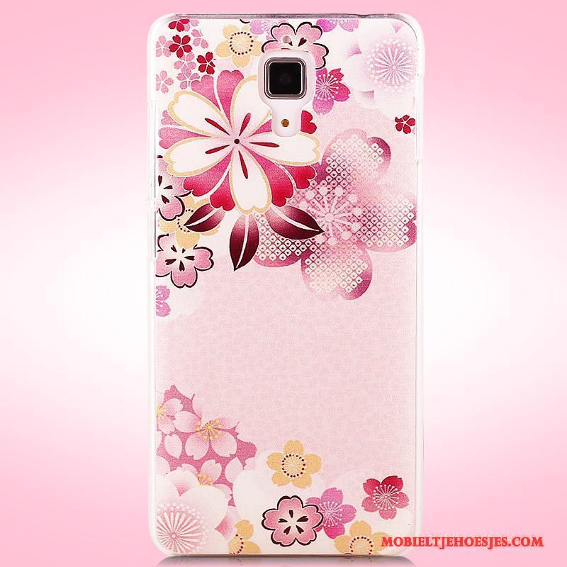 Mi 4 Hard Mini Hoes Hoesje Telefoon Mobiele Telefoon Purper