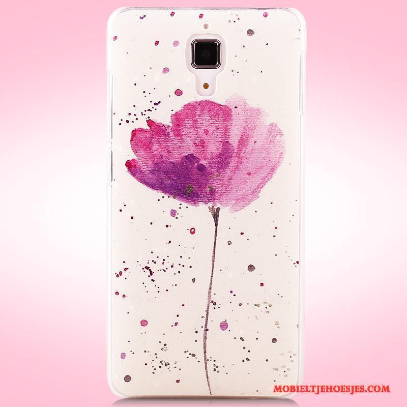 Mi 4 Hard Mini Hoes Hoesje Telefoon Mobiele Telefoon Purper